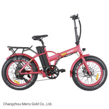 20 Inch Fat Tire Brushless Lithium 350W Folding Electric Bicycle